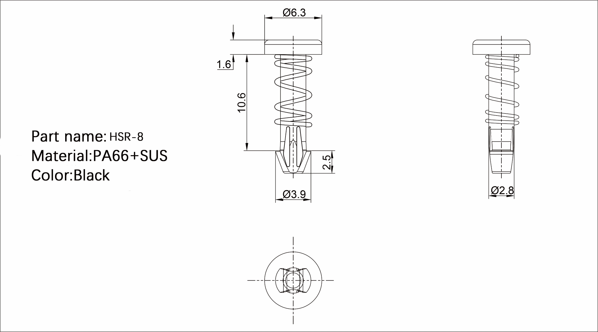 Heat Sink Rivet HSR-8